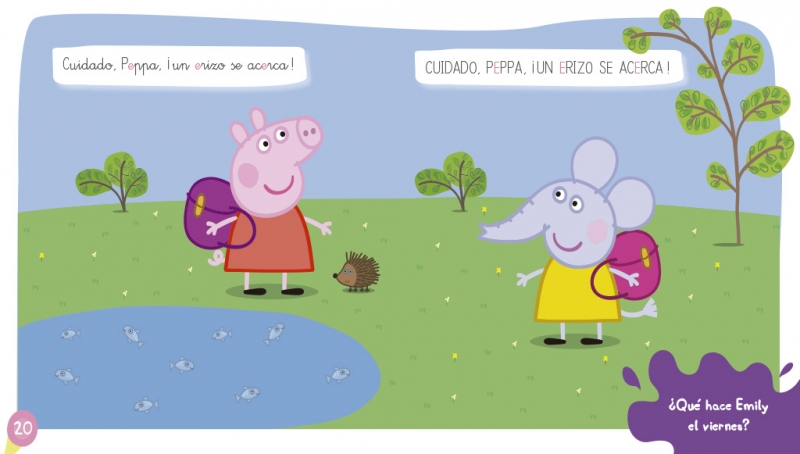 Peppa Pig. Lectoescritura - Leo con Peppa. Un Cuento para Cada Vocal: A, E, I, o-3