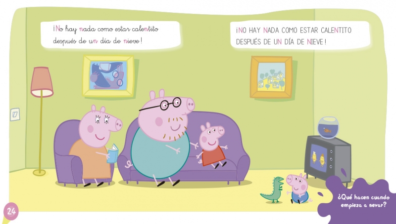 Peppa Pig. Lectoescritura - Leo con Peppa. Un Cuento para Cada Letra: T, D, N, F-3