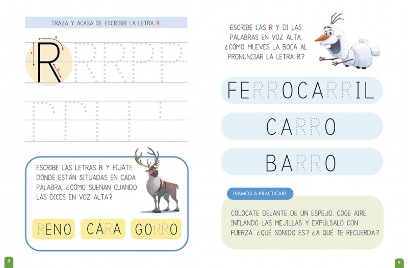 Aprendo a Escribir con Frozen Ii - Nivel 2-2