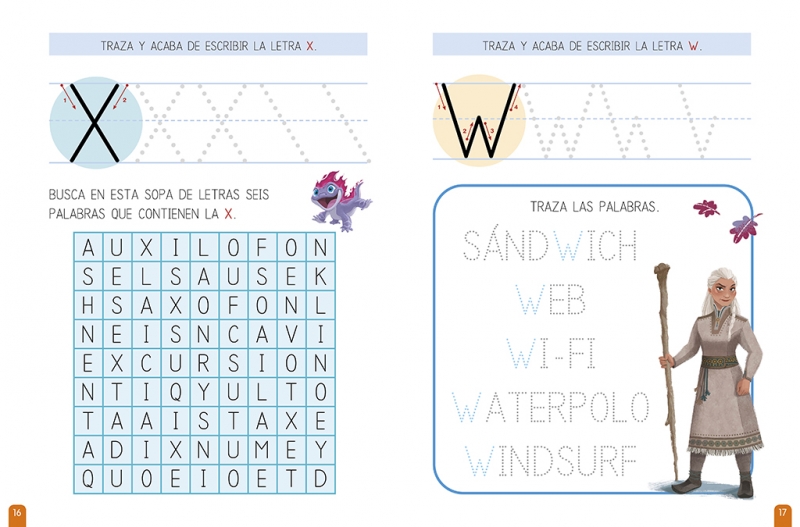 Aprendo a Escribir con Frozen Ii - Nivel 3-1