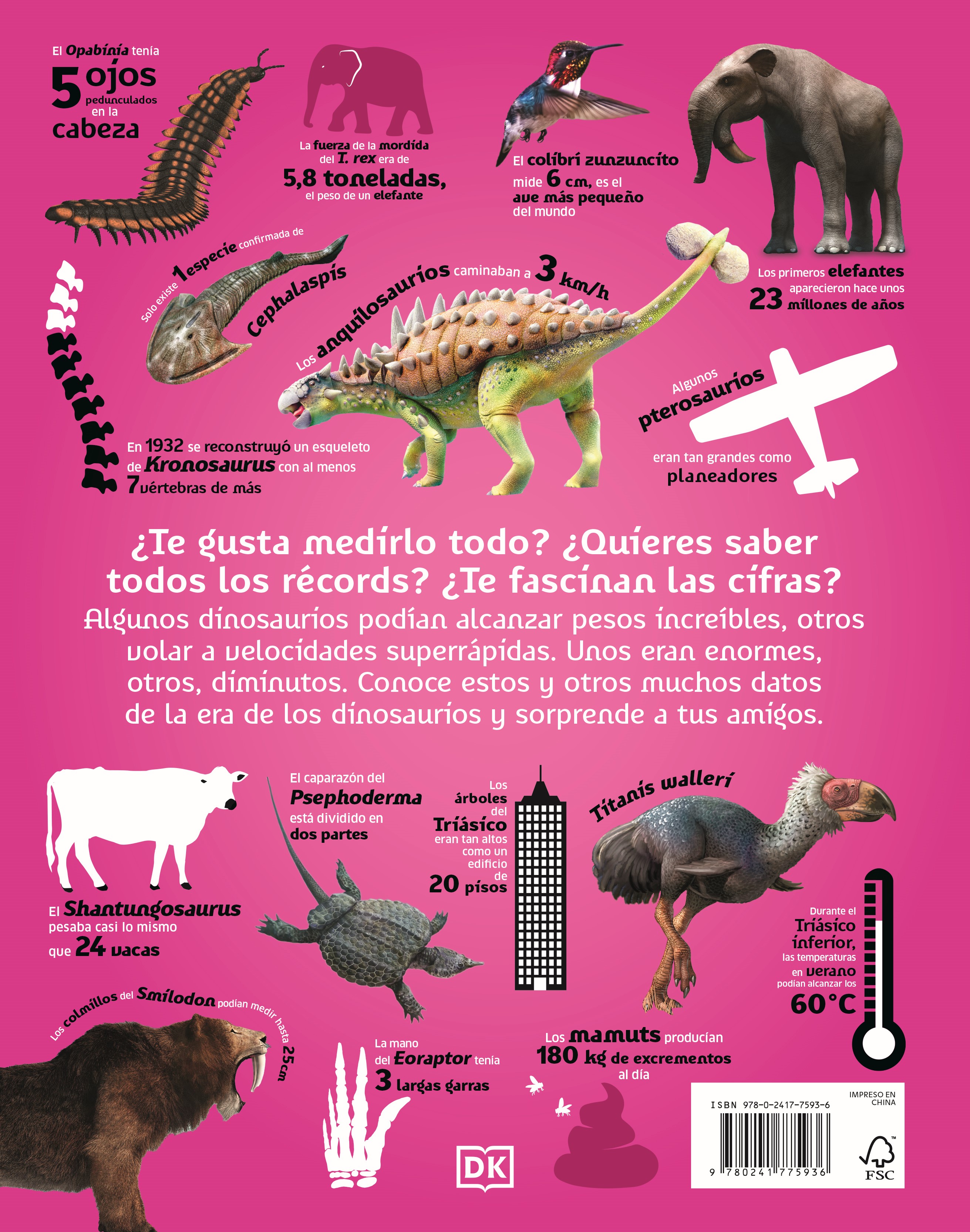 EL MUNDO EN NÚMEROS. DINOSAURIOS Y OTRAS CRIATURAS PREHISTÓRICAS-1