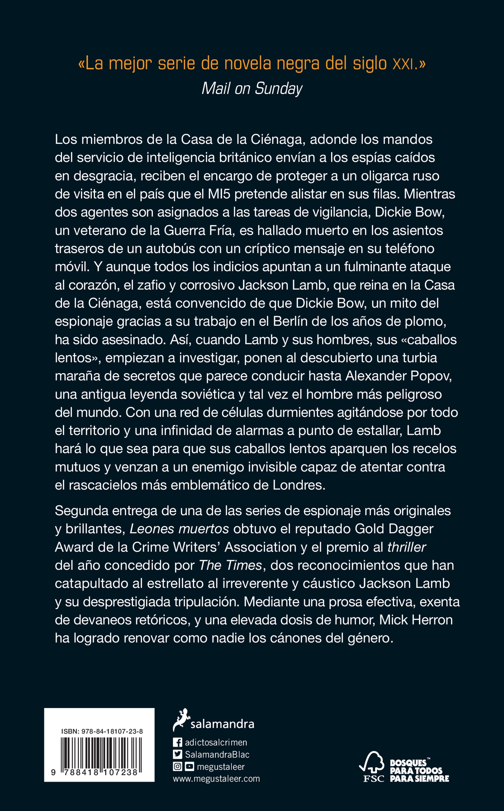 LEONES MUERTOS (SERIE SLOW HORSES 2)-1