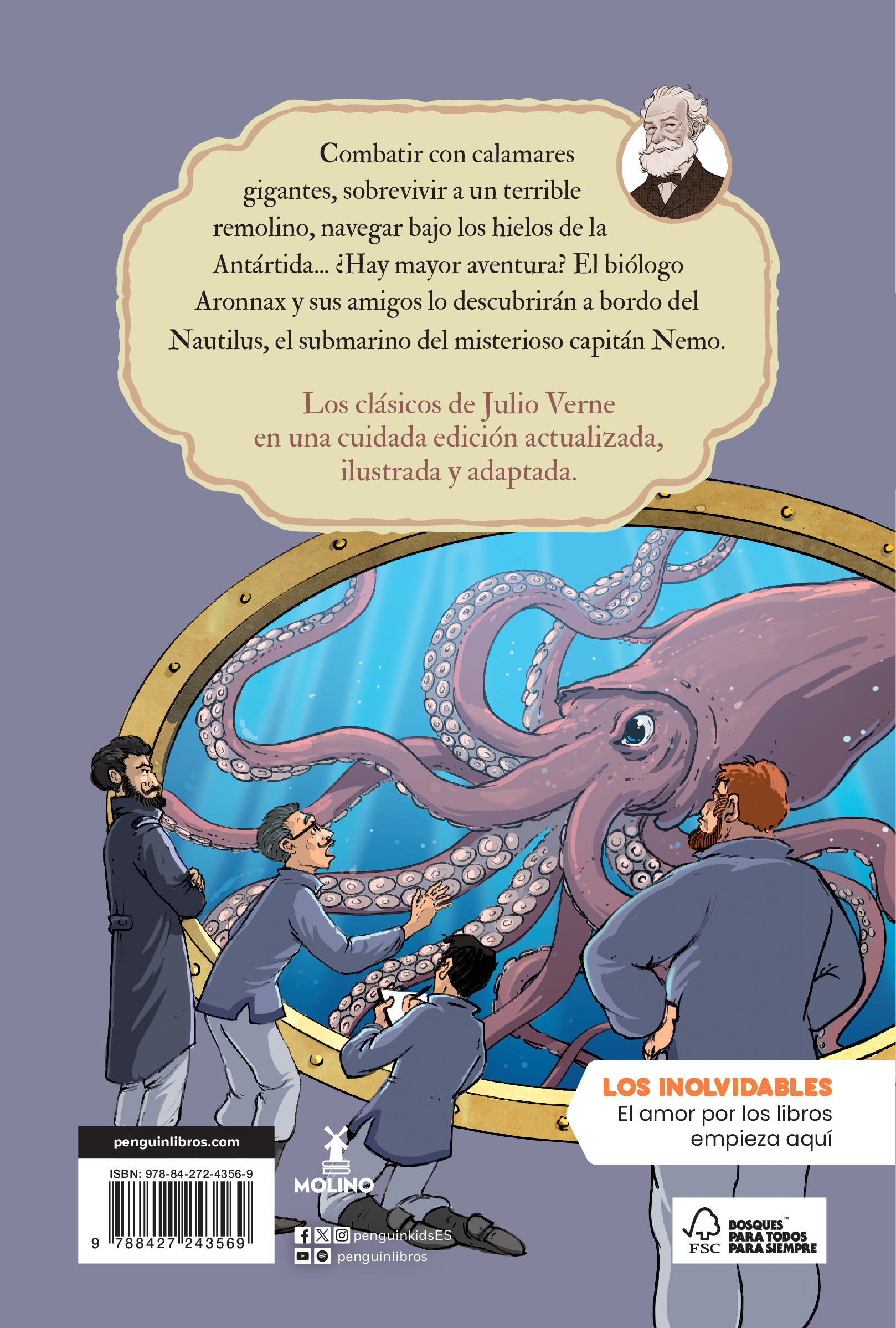Julio Verne - Veinte Mil Leguas de Viaje Submarino (Edición Actualizada, Ilustra-1