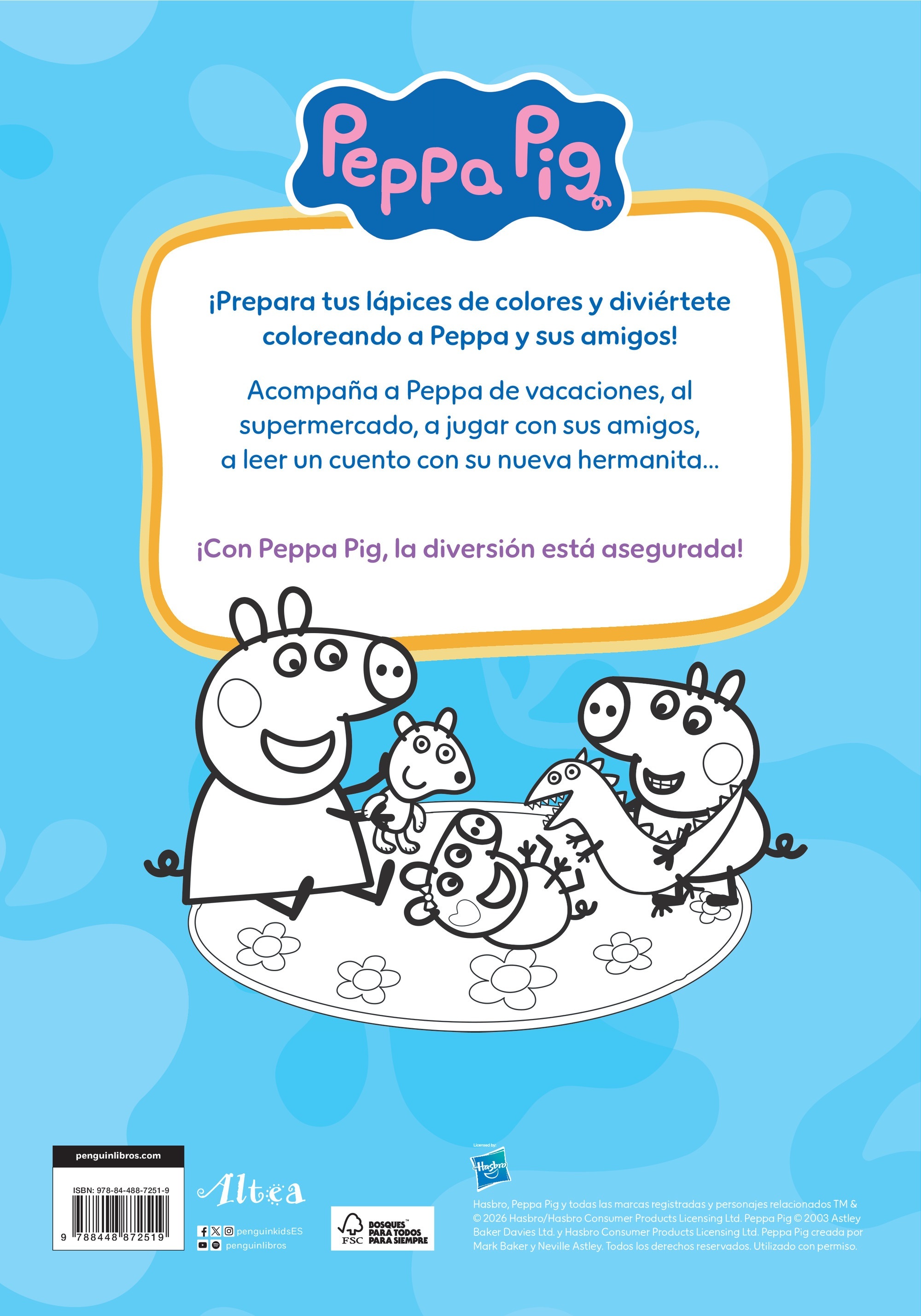 Súper Mega Libro de Colorear (Peppa Pig. Actividades)-1